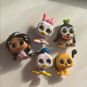 Disney Doorables Figures Jasmine Goody Pluto Daisy Donald